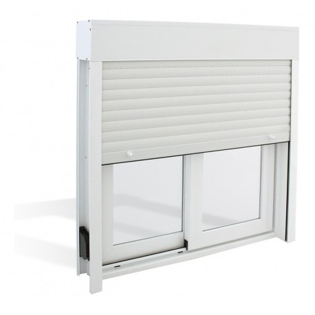 Cortina de enrollar de pvc reforzada para ventana de 1,20 x 1,00