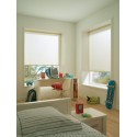 Cortina roller blackout bloque 100% color blanca para ventana