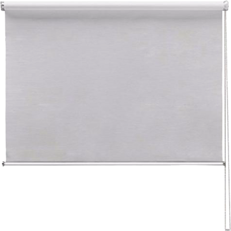Cortina roller blackout bloque 100% color blanca para ventana