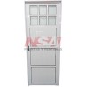 PUERTA DE ALUMINIO 1/4 VIDRIO 080X200 DER