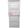 Puerta de aluminio acanalada ciega de 0,80 x 2,00