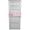 PUERTA DE ALUMINIO 1/4 VIDRIO 080X200 IZQ