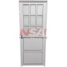 PUERTA DE ALUMINIO 1/2 VIDRIO 080X200 DER