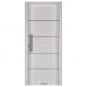 Puerta de chapa inyectada Linea Presta de Oblak Mod. 3783 color blanco