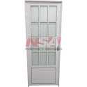 Puerta de aluminio acanalada 3/4 vidrio de 0,80 x 2,00 Puerta de aluminio acanalada 3/4 vidrio de 0,80 x 2,00