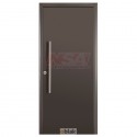Puerta de exterior Linea Primma Plus de Oblak Mod. 1700 color Grafito con barral.
