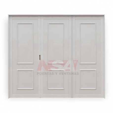 Portón de aluminio eco revestido liso Mod. 504 color blanco Portón de aluminio eco revestido liso Mod. 504 color blanco