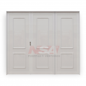 Portón de aluminio eco revestido liso Mod. 504 color blanco Portón de aluminio eco revestido liso Mod. 504 color blanco