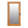 Ventana de abrir de pvc de 0,60 x 1,10 simil madera roble