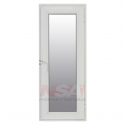 Ventana de abrir de pvc de 0,45 x 1,10 color blanco con vidrio de 4mm