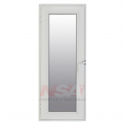 Ventana de abrir de pvc de 0,45 x 1,10 color blanco con vidrio de 4mm