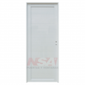 Puerta de aluminio tablero tubular de 0,80 x 200 Mod. 315
