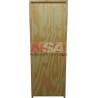 Puerta placa de pino de 0,85 x 2,00 marco de madera