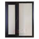 Ventana de aluminio Mod. Sureña de 1,20 x 1,50 con vidrio DVH