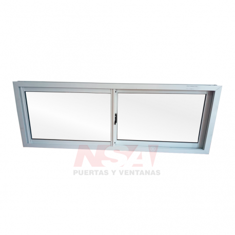 Ventana de aluminio tipo cocina de 1,50 x 0,40