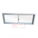 Ventana de aluminio tipo cocina de 1,50 x 0,40