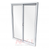 Ventana de aluminio corredizo vidrio entero de 1,00 x 1,50