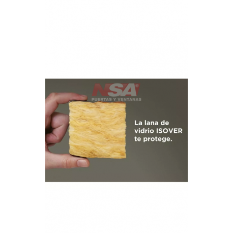 (D) LANA DE VIDRIO "ISOVERTECH" SIMIL TENSADO ALUMINIO 1.25X16MX45MM