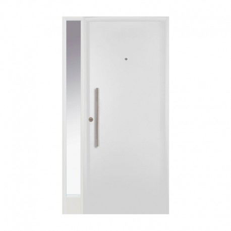 PORTADA LINEA PREMIUM  MOD CIEGA LISA BLANCA 080X200 DER + LATERAL