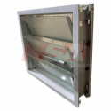 Aireador de aluminio de 0,40 x 0,36 con reja y mosquitero Aireador de aluminio de 0,40 x 0,36 con reja y mosquitero