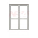 PUERTA DOBLE DE ALUMINIO 216 150X200 36 MM