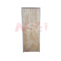 PUERTA PLACA DE PINO CON MARCO DE ALUMINIO 090X200 IZQ