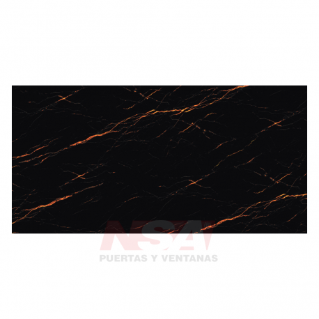 Placa de pvc simil marmol Modelo Portoro de 2,44 x 1,22 mts