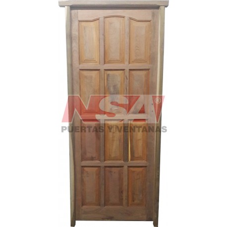 Puerta de algarrobo Mod. 005 de 0,70 x 2,05