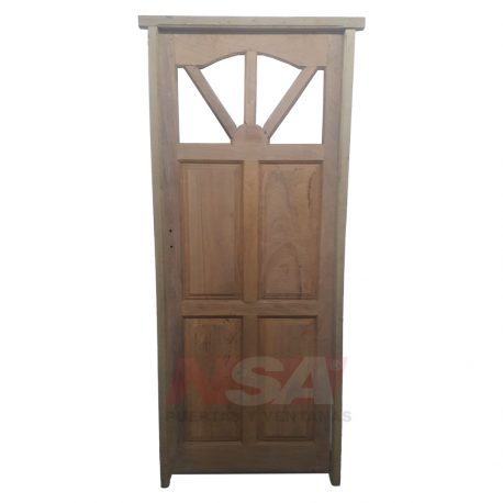 Puerta de algarrobo Mod. 023 de 0,85 x 2,05