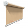 Cortina roller blakout bloqueo 100% color beige para ventana