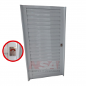 Puerta retrete de aluminio simil celosía de 0,80 x 1,50 Puerta retrete de aluminio simil celosía de 0,80 x 1,50