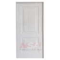 Puerta de chapa simple Mod. 2T color blanca de 0,80 x 2,00