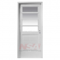 Puerta de chapa simple Linea Eco Mod. 270 de 0,80 x 2,05 color blanca
