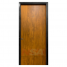 Puerta de chapa inyectada de 0,80 x 2,00 simil madera Roble