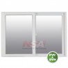 VENTANA DE PVC 150X100 COLOR BLANCO VIDRIO DVH