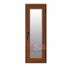 VENTANA DE ABRIR DE PVC 045X090 SIMIL MADERA NOGAL VIDRIO 4MM DER