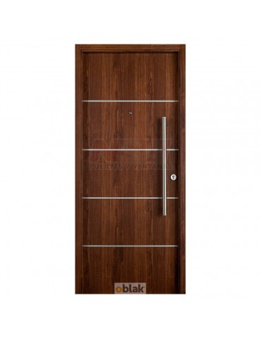Puerta de exterior Linea Innova de Oblak Mod. 1983 color Cedro