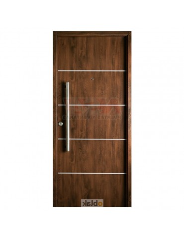 Puerta de exterior Linea Innova de Oblak Mod. 1983 color Cedro