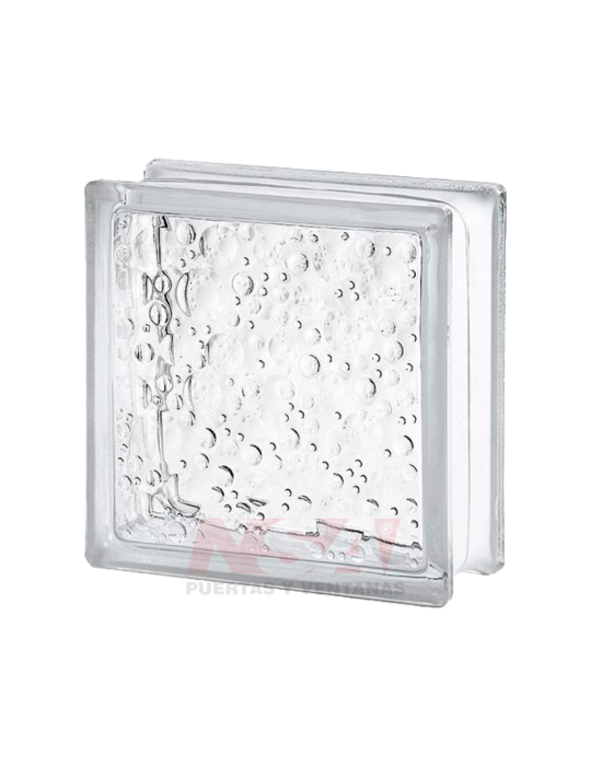 Ladrillos de vidrio trans. Mod. Savona. Medidas 19 x 19 x 8 cm. Ladrillos de vidrio trans. Mod. Savona. Medidas 19 x 19 x 8 cm.