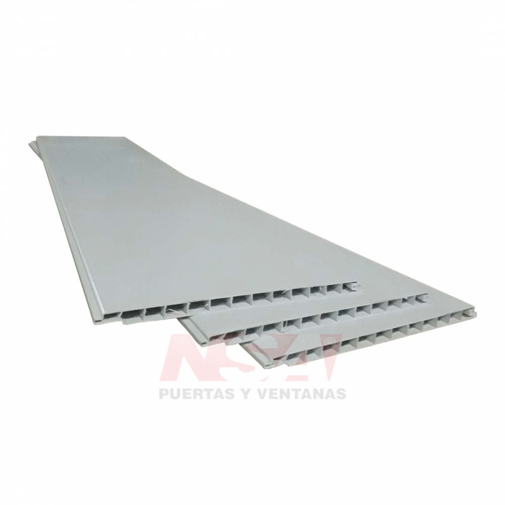 Placa de PVC junta seca color blanco de 10 mm espesor x 200mm ancho x 6mts largo. Placa de PVC junta seca color blanco de 10 mm espesor x 200mm ancho x 6mts largo.
