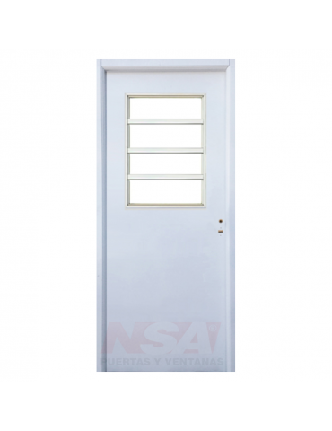 Puerta de chapa inyectada Mod. 266