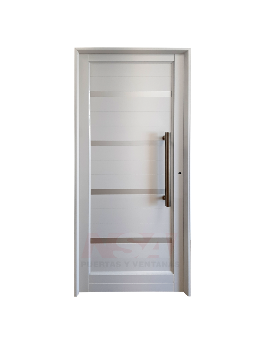 Puerta de aluminio rev. tubular Mod. 706 Puerta de aluminio rev. tubular Mod. 706