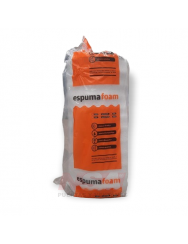 Rollo aislante "espumafoam" con lamina aluminizada de 10 mm.