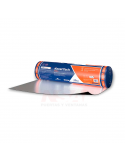 Membrana asfáltica con refuerzo central de polietileno y con cara superior de aluminio