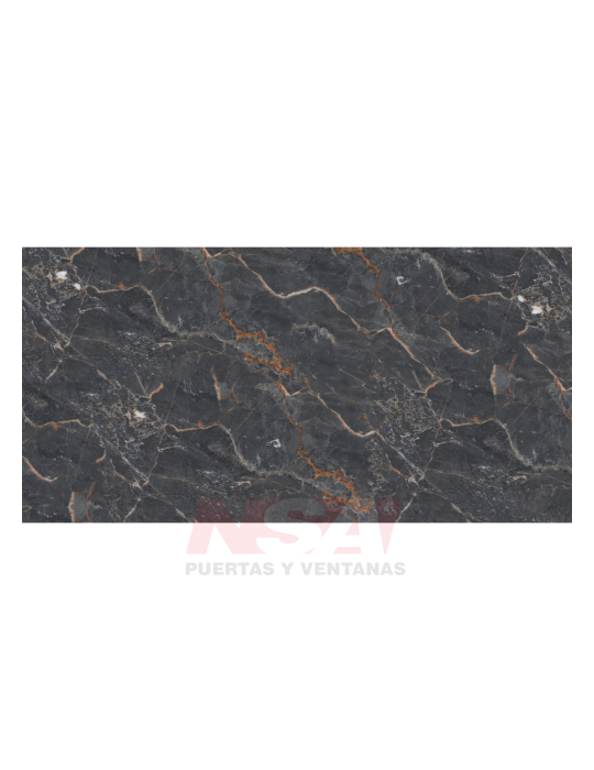 Placa de pvc Linea Brillante simil marmol Modelo Grey Brown/ Sequoia Brown de 2,44 x 1,22 mts.