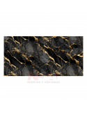 Placa de pvc Linea Brillante simil marmol Modelo GoldenFever de 2,44 x 1,22 mts.