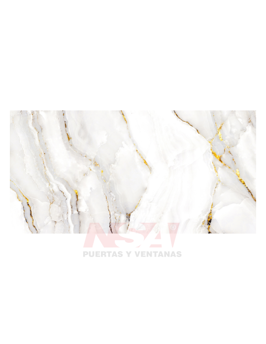 Placa de pvc Linea Brillante simil marmol Modelo Calacatta Oro / Goldmine