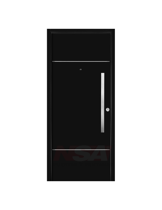 Puerta de exterior Linea Innova de Oblak Mod. 1942 color Negro.