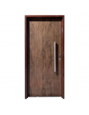 Puerta de chapa inyectada Linea Exlusive Mod. 883 color Caoba.