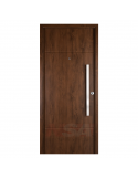 Puerta de chapa inyectada Linea Innova Mod. 1940 simil madera cedro con barral